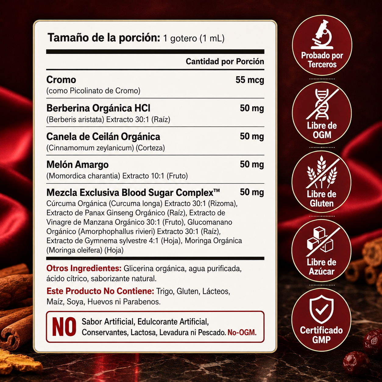 VITA Sugar el compejo 7 en 1 contra la glucosa — Se ajusta a tu cuerpo, no al revés