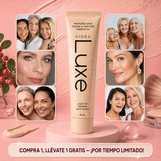 LUXE Base adaptativa que se adapta a tu pH - Realza tu belleza