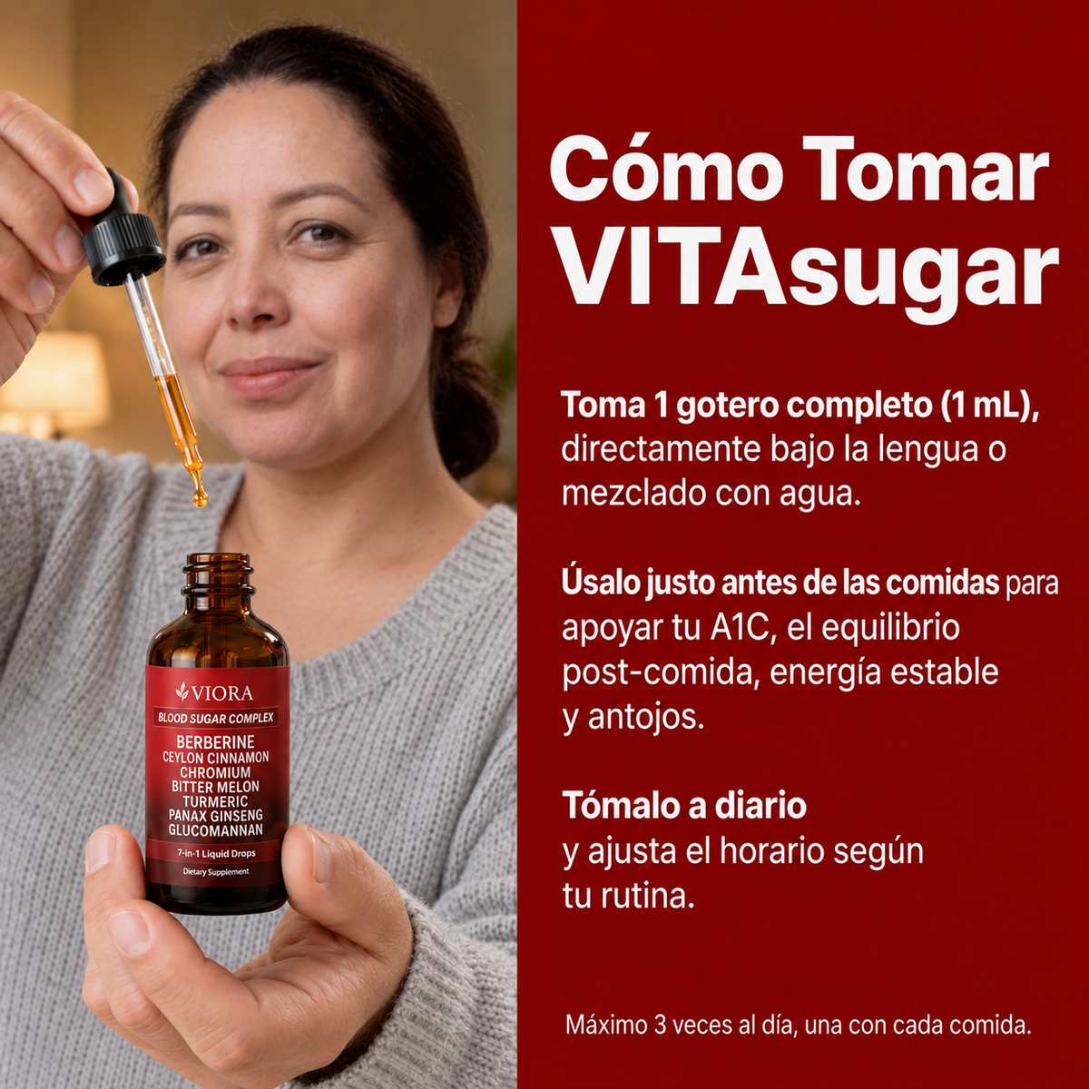 VITASUGAR™ Complejo 7 en 1 - Para apoyarte en la menopausia by Viora