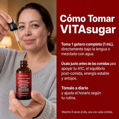 VITASUGAR™ Complejo 7 en 1 - Para apoyarte en la menopausia by Viora